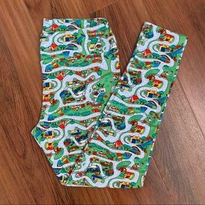 LuLaRoe Leggings TC “roads”